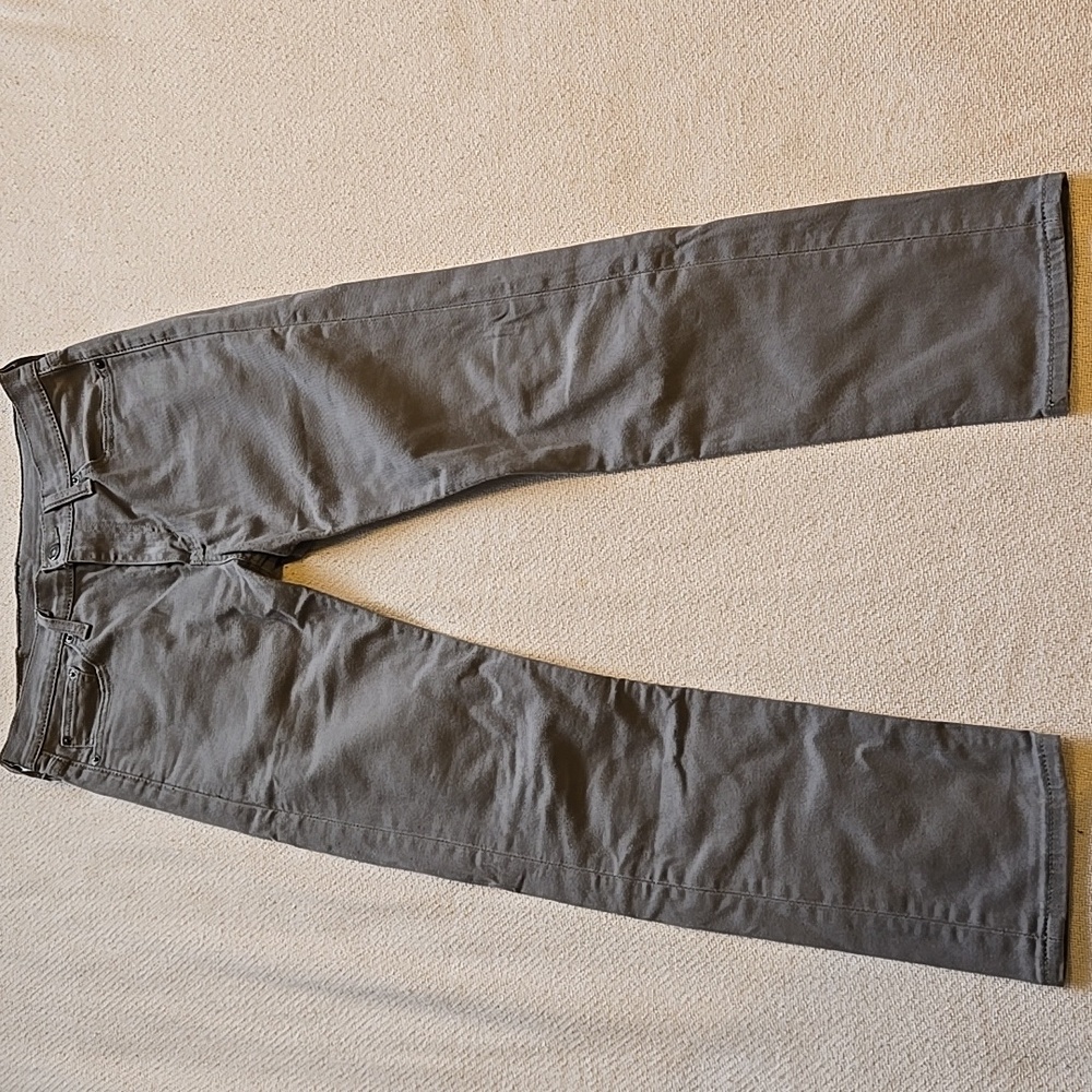 Levi's Men's Gray Pants Denim Twill Style 513 Size 29x30